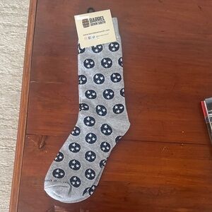 Gray and Blue TN tri star Patterned Socks